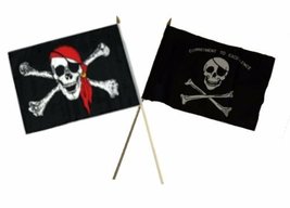 AES 12x18 12&#39;&#39;x18&#39;&#39; Wholesale Combo Pirate Red Hat Commitment Excellence Stick F - $10.88