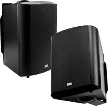 Osd Audio Outdoor Patio Speaker 8&quot; Pro Stereo Pair Black Ap840. - £258.94 GBP