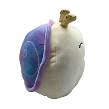 Squishmallows Elysa Slug Snail 8: Purple Multicolor Plush Stuffed Animal NWT - £11.69 GBP