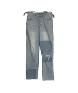 Hollister Women&#39;s Ultra High Rise Vintage Straight Patchwork Denim Jeans... - $42.08