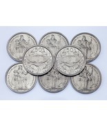 1949 Neuf Caladonia 50 Centimes Pièce de Monnaie Lot (8 Pièces) Tout En ... - $1,172.72 MXN