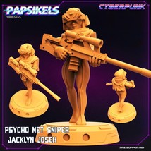 3D Printed Papsikels Cyberpunk Sci-Fi Psycho Net Sniper Jacklyn Joseh - ... - $6.64+