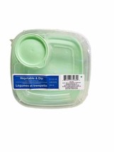 Salad &amp; Dressing Chip &amp; Dip Container W Lid 21.5 Fl Oz 1/Pk-Green - £7.56 GBP