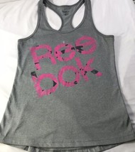 Ladies Reebok Tank Top  Athletic Active Wear Gray Pink Size Small S - $12.00