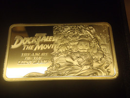 Extremely Rare! Walt Disney Ducktales The Movie Gold bar 24K LE of 2000  - $108.00