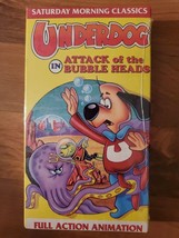 Underdog SEALED VHS Attack of the Bubble Heads Saturday Morning Classics... - £20.64 GBP