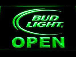 Bud Light Open LED Neon Sign the walls display glowwing decor crafts - £20.72 GBP+