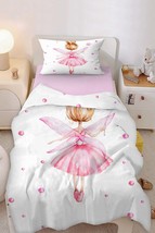 Ballerina Princess Fairy Girl Patterned Single Baby Kids Duvet Cover Set - $90.00