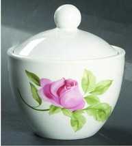 Sugar Bowl &amp; Lid Emma by PFALTZGRAFFHeight: 3 1/4 in Made in China Floral  - $16.82