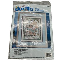 Bucilla Baby Collection Welcome Birth Record Counted Cross Stitch 40782 1994 NOS - £12.56 GBP