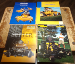 4-lot 1990&#39;s-2012 cub cadet commerical mowers brochures nice used - $9.89