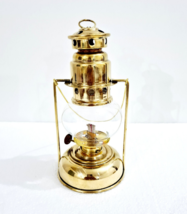 8&quot; Nautical Antique Shiny Brass Minor Oil Lamp Ship Boat Lantern Home De... - £36.94 GBP