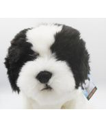 Black &amp; White Shih-Tzu 12&quot; plushie, gift wrapped or not with engraved ta... - £31.24 GBP+