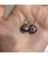 2 Vintage Flower Enamel Work Charm Sphere Rotates On Its Axis Cloisonne - $20.36 CAD