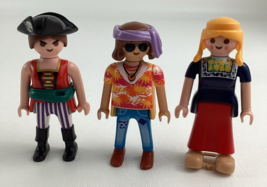 Playmobil Series 15 Collectible 3&quot; Mini Figure Lot Pirate Hippie Dutch Geobra - £14.75 GBP