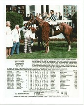 1973 - SECRETARIAT in Kentucky Derby Winners Circle with Derby Chart - 8&quot; x 10&quot; - £15.98 GBP