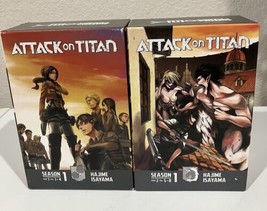 Attack on Titan Season 1 Part 1 &amp; Part 2 Manga Box Set by Hajime Isayama 1-8 - £31.26 GBP