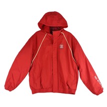 Red Oak NC STATE Men&#39;s L Full Zip Insulated Hoodie Windbreaker Jacket Wo... - $43.54
