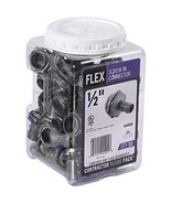 Halex, 1/2 in. Flexible Metal Conduit (FMC) Screw-In Connectors , 04405B... - $41.75