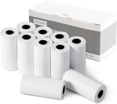 10 Rolls Print Paper for Kids Instant Print Camera Refill Print Paper Works with - £26.39 GBP