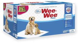 Four Paws Wee Wee Pads Original 100 Pack - Box (22" Long x 23" Wide) - $130.14