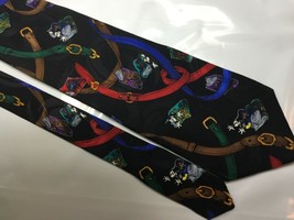 Vintage Disney Mickey Inc. Mouse Tie 100% Silk Mickey Mouse with books - £8.52 GBP