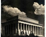 The Tea Room Menu Woodward &amp; Lothrop Washington DC 1938 Lincoln Memorial... - £59.61 GBP