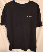 Columbia PFG Shirt Mens 2XL XXL Black Short Sleeve Outdoor Fishing - $7.85