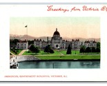 Provincial Government Buildins Victoria British Columbia UNP DB Postcard Y6 - $2.95