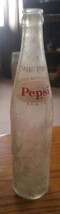 000 Vintage Pepsi One Pint 16FL Oz Return for Deposit Bottle Clear White... - $5.99
