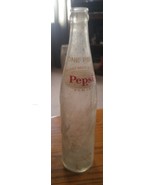 000 Vintage Pepsi One Pint 16FL Oz Return for Deposit Bottle Clear White... - $5.99