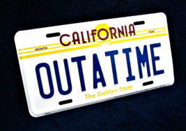 OUTATIME California -*US MADE* Embossed Metal License Plate Car Auto RV ... - £9.95 GBP