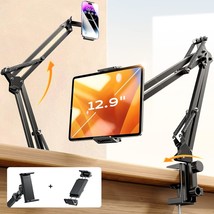 Tablet Phone Stand For Ipad Holder Mount For Desk [Ultra Durable]2 Clamps Phone  - £38.96 GBP