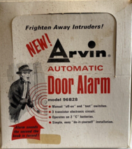 Vintage Arvin Automatic Door Alarm Model 96B28 (HD18) WORKS - $12.18