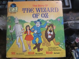 Walt Disney Story of the Wizard of Oz 45 RPM Book with Record - £8.30 GBP