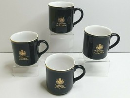 4 Gevalia Kaffe By Appointment To His Majesty King Of Sweden Coffee Tea Cup Mugs - £36.48 GBP