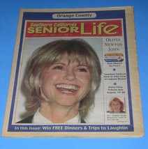 Olivia Newton-John Senior Life Newspaper Vintage 2000 Local Publication - £27.40 GBP