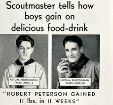 Cocomalt Powdered Beverage 1933 Advertisement Boy Scout Scoutmaster DWKK13 - $19.99