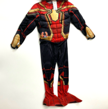 Marvel Spiderman Integrated Suit Child Boys Light Up Muscle Costume Small 4-7 - £11.87 GBP