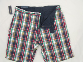 NEW! NWT! $90 Polo Ralph Lauren Reversible Shorts!  40  *Navy Reverses to Plaid* - £47.95 GBP