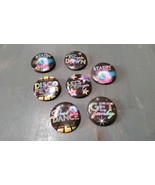 Vintage 70s Disco Party Fever Get Funky Stayin Alive Pin Button Lapel Pi... - $190.06 MXN