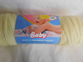 Red Heart Baby &amp; Fingering Weight Baby Yellow Dye Lot 0192 575BR - £2.36 GBP