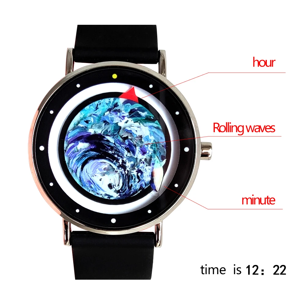 creative boat b​eautiful quartz watch boat is on the calm lake surface, ... - $39.71