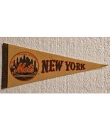 Vintage New York Mets Mini Baseball Pennant 4&quot;x9&quot; MLB Baseball NYM - €62,36 EUR