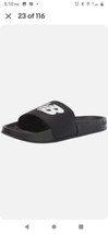 New Balance Men&#39;s 200 V1 Slide Sandal New Black/White Size 12 Comfort Sport - $42.63