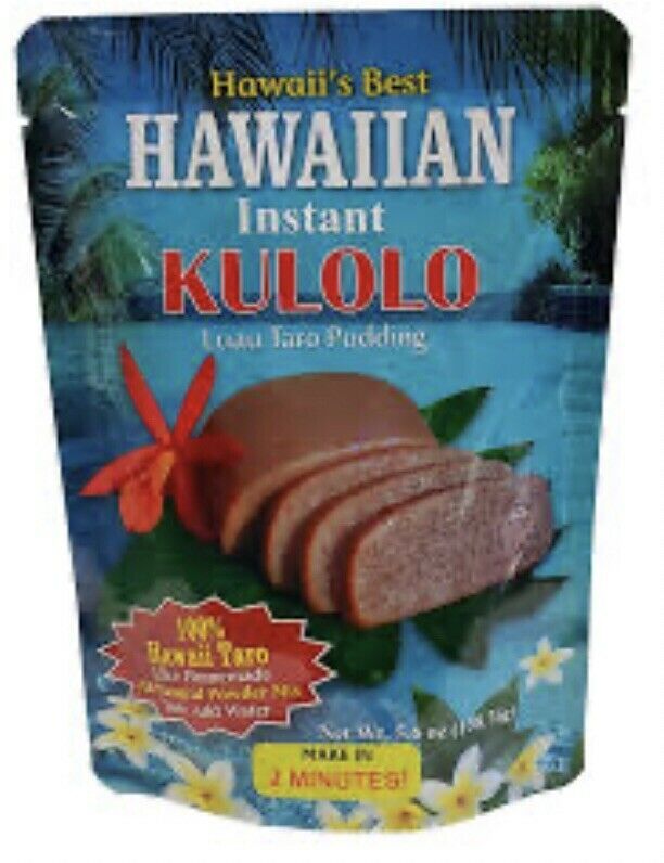 Primary image for Hawaiis Best Hawaiian Instant Kulolo Luau Taro Pudding 5.6 Oz. (pack of 4)