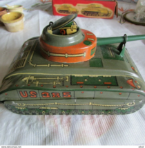 1960&#39;s Japanese Made Wind-up Sparkling Tank In BOX - £49.98 GBP