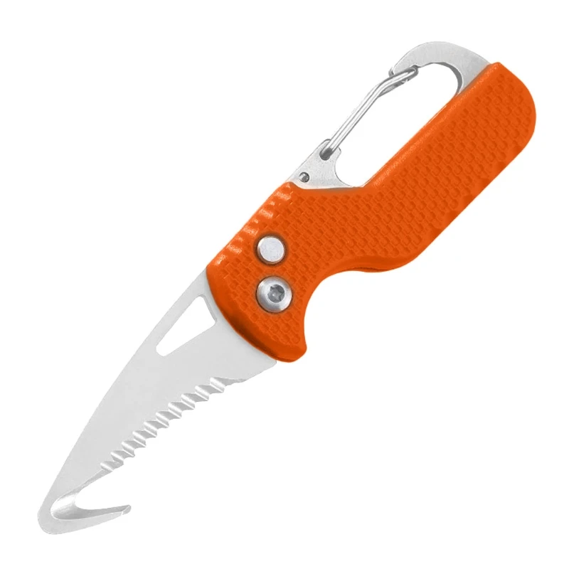 Folding  with Keychain Serrated Hook ,Pocket ,Outdoor Survival ,Camping,... - £131.21 GBP