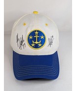 NORFOLK ADMIRALS ECHL HOCKEY TEAM BASEBALL CAP HAT PLAYER SIGNED #10 #77... - $24.99