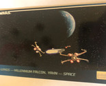 Star Wars Widevision Trading Card 1994  #113 Millennium Falcon Yavin - $2.48